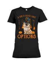 Options - Tibetan Spaniel Premium Fit Ladies Tee tile