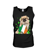 Patrick Leaves - Tibetan Spaniel Unisex Tank tile