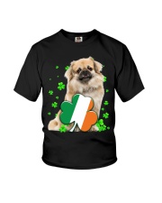 Patrick Leaves - Tibetan Spaniel Youth T-Shirt tile
