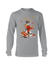 Autumn Leaves TRICOLOR Miniature Schnauzer Long Sleeve Tee tile
