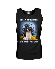 Hello Darkness - Saint Bernard Unisex Tank tile