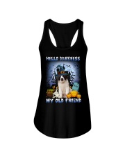 Hello Darkness - Saint Bernard Ladies Flowy Tank tile