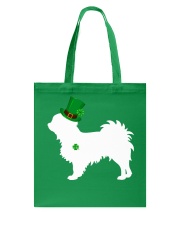 Lucky Shamrock - Long-Haired Chihuahua Tote Bag tile