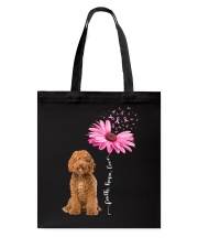 Daisy Ribbon - RED Labradoodle Tote Bag tile