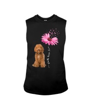 Daisy Ribbon - RED Labradoodle Sleeveless Tee tile