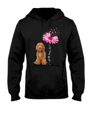 Daisy Ribbon - RED Labradoodle Hooded Sweatshirt tile