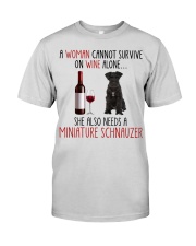 She Also Needs - Miniature Schnauzer 1 Premium Fit Mens Tee tile