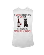 She Also Needs - Miniature Schnauzer 1 Sleeveless Tee tile