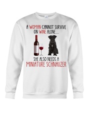 She Also Needs - Miniature Schnauzer 1 Crewneck Sweatshirt tile
