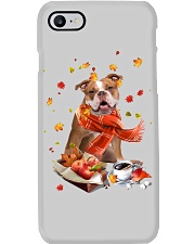 Autumn Leaves Old English Bulldog Phone Case tile
