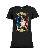 156 i loved you Japanese Chin 1 Premium Fit Ladies Tee tile