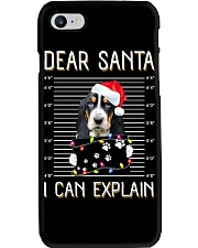 Dear Santa Basset Hound Phone Case tile