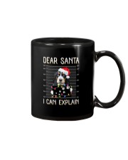 Dear Santa Basset Hound Mug tile