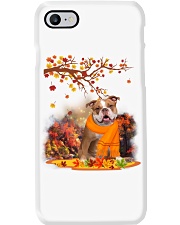 Fall Leaf - Old English Bulldog Phone Case tile