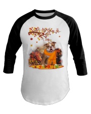 Fall Leaf - Old English Bulldog Baseball Tee tile