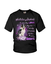 Last Breath - Australian Shepherd 2 Youth T-Shirt tile