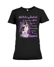 Last Breath - Australian Shepherd 2 Premium Fit Ladies Tee tile