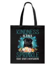 Sprinkle - BLACK Pug 1 Tote Bag tile