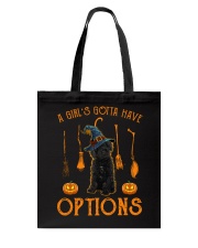 Options - BLACK Labradoodle Tote Bag tile