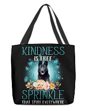 Sprinkle - BLACK German Shepherd All-Over Tote tile