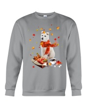 Autumn Leaves Jindo Crewneck Sweatshirt tile