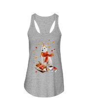 Autumn Leaves Jindo Ladies Flowy Tank tile