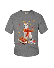 Autumn Leaves Jindo Youth T-Shirt tile