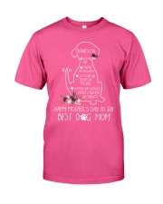 Happy Mother's Day Dog Mom Classic T-Shirt front