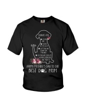Happy Mother's Day Dog Mom Youth T-Shirt tile
