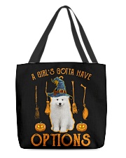 Options - Samoyed All-Over Tote tile