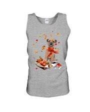 Autumn Leaves Border Terrier Unisex Tank tile