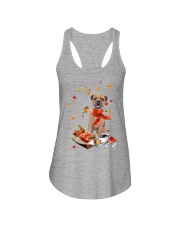 Autumn Leaves Border Terrier Ladies Flowy Tank tile