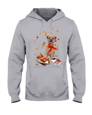 Autumn Leaves Border Terrier Hooded Sweatshirt tile