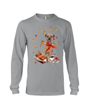 Autumn Leaves Border Terrier Long Sleeve Tee tile