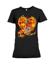 Autumn Leaf - English Setter 1 Premium Fit Ladies Tee tile