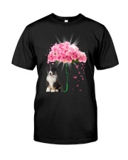 Pink Umbrella - TRICOLOR Australian Shepherd Premium Fit Mens Tee tile