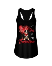 My Valentine - Bernese Mountain Dog Ladies Flowy Tank tile