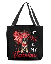 My Valentine - Bernese Mountain Dog All-Over Tote tile