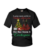 Christmas Alone - BLACK Cockapoo Youth T-Shirt tile