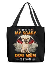 Scary Costume - Chug Dog All-Over Tote tile