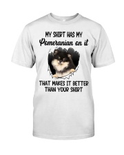 Better Shirt - Pomeranian 1 Classic T-Shirt tile