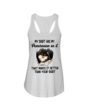 Better Shirt - Pomeranian 1 Ladies Flowy Tank tile