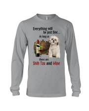 Just Fine - Shih Tzu Long Sleeve Tee tile