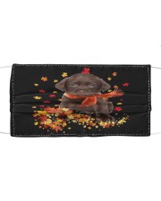 Autumn Leaves Scraf - CHOCOLATE labs Mask tile