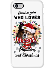 Christmas Girl - Papillon 2 Phone Case tile
