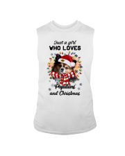 Christmas Girl - Papillon 2 Sleeveless Tee tile