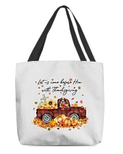 Thanksgiving - Cavalier King Charles Spaniel 2 All-Over Tote tile