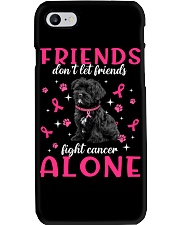 Cancer Alone - BLACK Morkie Phone Case tile