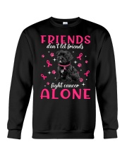 Cancer Alone - BLACK Morkie Crewneck Sweatshirt tile