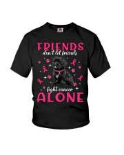 Cancer Alone - BLACK Morkie Youth T-Shirt tile